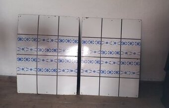 Smaltované tabule na stenu