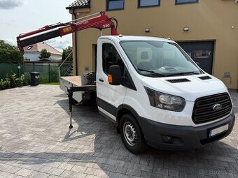 FORD TRANSIT 96KW VALNÍK S HYDRAULICKOU RUKOU NA 2055KG ČR 1