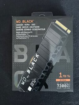 WD BLACK SN850X NVMe 1 TB Heatsink