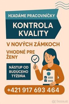 Nové Zámky Kontrola Kvality Iba pre ženy
