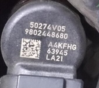 Predám trysky 50274V05 1.6 TDCI HDI 9802448680 A2C59513556 P