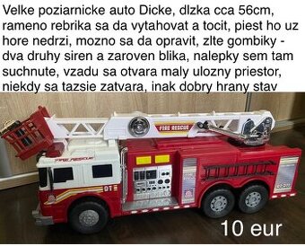 Dickie velke hasicske auto 56cm