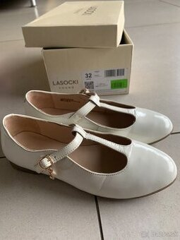 Sviatočné dievčenské topánočky