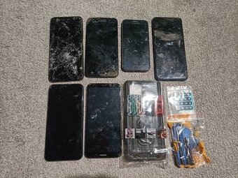 Lot mobilných telefónov/náhradných dielov/príslušenstva