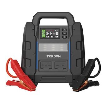Topdon V4500 booster a tester batérii, powerbanka