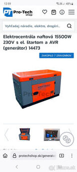 Predám 15kw diesel - 1