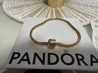 Pozlateny Pandora naramok