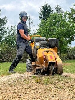 Frézovanie pňov, odstraňovanie pňov, výrub stromov