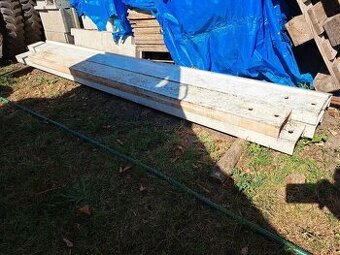 Predám železné účka 160 mm s dĺžkou 3 m - 6 ks