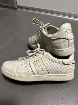 EA7 Emporio Armani – bielo/bezove tenisky (originál)