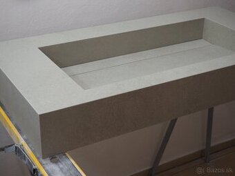 Dizajnové 100cm široké umývadlo vyrobené na mieru