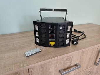 LIGHT4ME TURBO DERBY 4IN1 LED RGBW-UV strobe laser disco