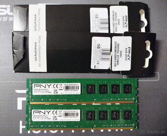 DDR3 16GB /2x 8GB/ 1600MHz PNY