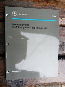 Mercedes ML320 a W100 - Typ600 - dielenská príručka.