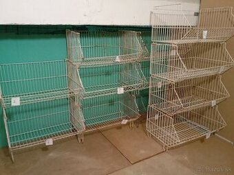 Kovové koše s možnosťou stohovania