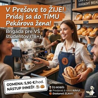 Predaj/obsluha kváskového pečiva