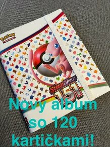 Pokémon 151 plný album so 121 kartičkami