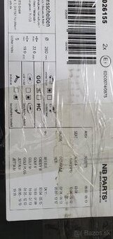 Predne kotucove brzdi Audi,Skoda,vw,seat