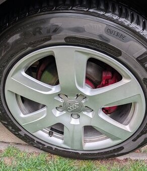 Disky s letnými pneu 225/55/R17 5x112 Audi