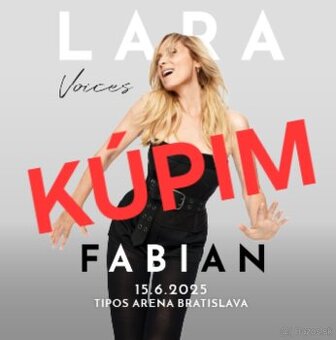 Lara Fabian koncert - kúpim 2 lístky