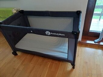 Detská cestovná postielka 120x60 + matrac ikea