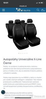 Predám univerzálne autopoťahy