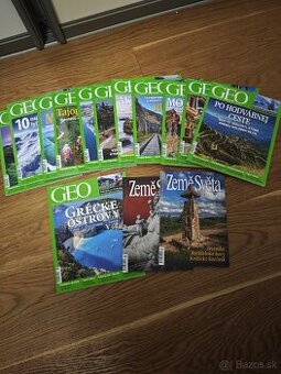 Časopisy GEO (ročník 2019) a Země Světa