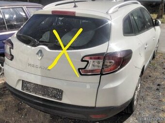 Renault Megane Grandtour III 1.6 2010 predám DVERE, NÁRAZNÍK