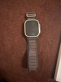 Apple Watch ultra 2 Strieborne