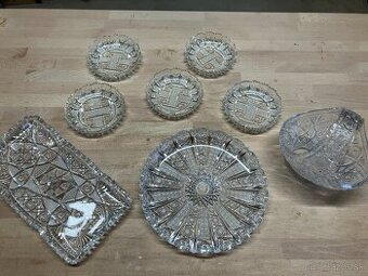 Krištáľový set doplnky - Krištáľové Taniere Tanieriky Misky - 1