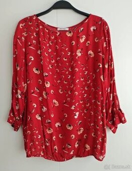 Dámska červená blúzka/halenka/tričko s 3/4 rukávom (Orsay)