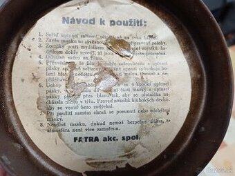 Plynové masky-staré orginály