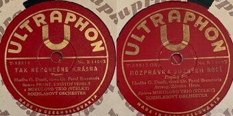 Predám Šelakové platne - František Krištof Veselý G.Dusík ..