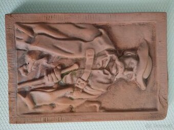 keramika - starožitný obraz