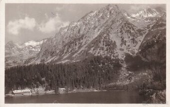 Staré pohľadnice Vysoké Tatry, Žabie a Popradske pleso - 1