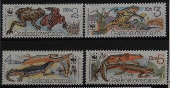 Poštové známky - Obojživelníky 20 - neopečiatkované