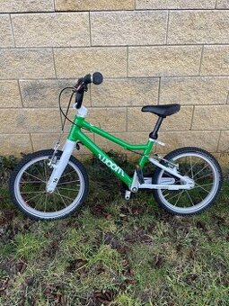 Woom 3 detský bicykel v zelenej farbe