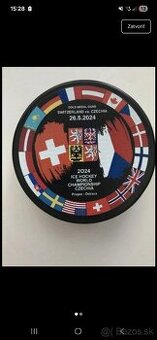 Hokejovy puk MS Česká republika 2024 finale