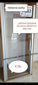sprchové dvere 80-84cm - NOVÉ 80Ľ