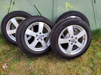 Alu disky Passat R17 + zimné pneu  225/55/R17