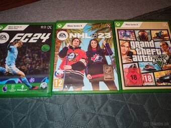 Gta V, NHL 23, FC 24, xbox series X