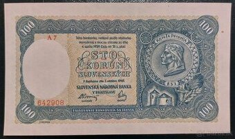 Bankovky II. Slovenský štát od roku 1940 do 1945