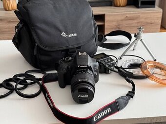 Na predaj: Canon EOS 1300D + príslušenstvo (kompletný set)