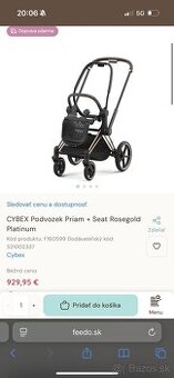 Cybex priam rosé gold 2023