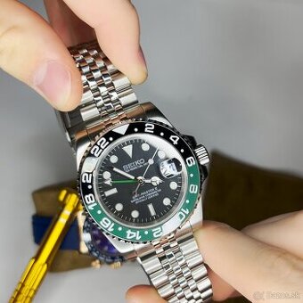 Seiko Mod GMT Bruce Wayne