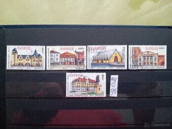 Poštové známky č.412 - Švédsko - architektúra