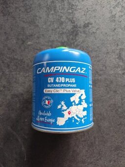 Plynová kartuša CV470+ s ventilom na varič 450 gramov