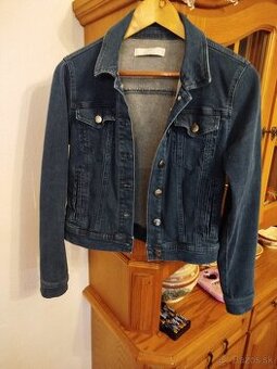 Riflová dámska bunda