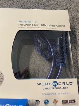 Wireworld Aurora 7, zdrojový kabel, 1 m