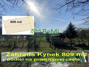 Záhrada 809 m2 Nitra - Kynek ID 466-14-MIGa